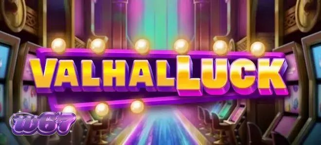 Tampilan visual slot ValhalLuck dengan tema mitologi Norse dan elemen kasino klasik.