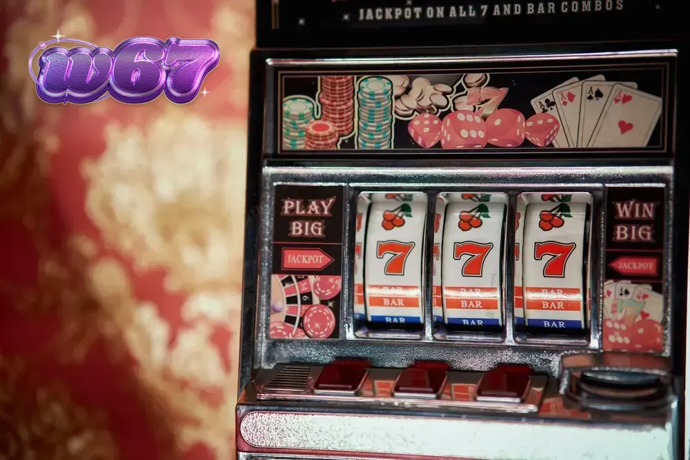 Tampilan antarmuka mesin slot progresif modern dengan elemen visual jackpot